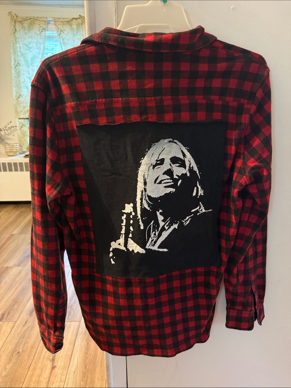 Ralph Lauren Tom Petty Black and Red Plaid Polo Button-Down Shirt